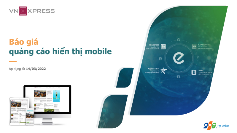 Báo giá quảng cáo hiển thị mobile